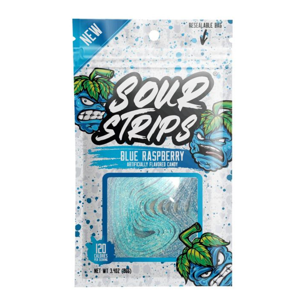 Sour Strips Blue Raspberry (104g)