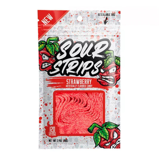 Sour Strips Strawberry (104g)