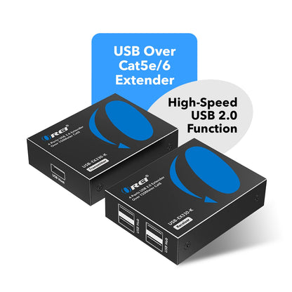 4 Port USB Extender Over CAT 6 Up To 330 Feet  (USB-EX330-K)