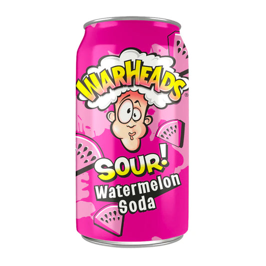 Warheads Sour Watermelon Soda (355ml)