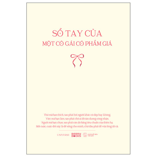 Sổ Tay Của Một Cô Gái Có Phẩm Giá-Tác giả:Universe