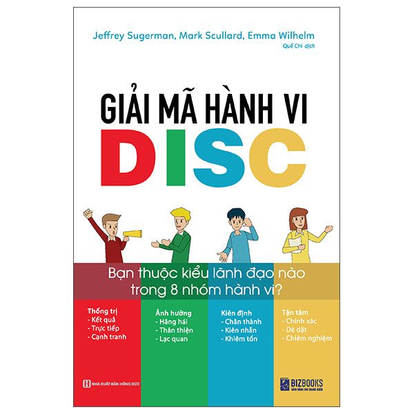 Giải Mã Hành Vi DISC - Bạn Thuộc Kiểu Lãnh Đạo Nào Trong 8 Nhóm Hành Vi? (Tái Bản 2026)-Tác giả:Jeffrey Sugerman