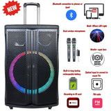 Loa Kéo Di Động IPS-DJ09 Professional Bluetooth Portable Rechargeable Party Speaker - FREE Dual Wireless Microphone ($175)- 3000 Watts - Model 2024