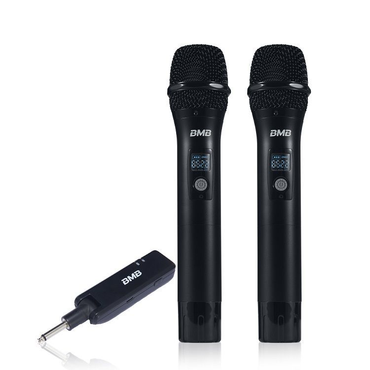 BMB JAPAN WH-210 Dual Wireless Microphone System ( Model 2023 ) Mic Loa Kéo Di Động Cho Máy DJ06, DJ07, DJ08...