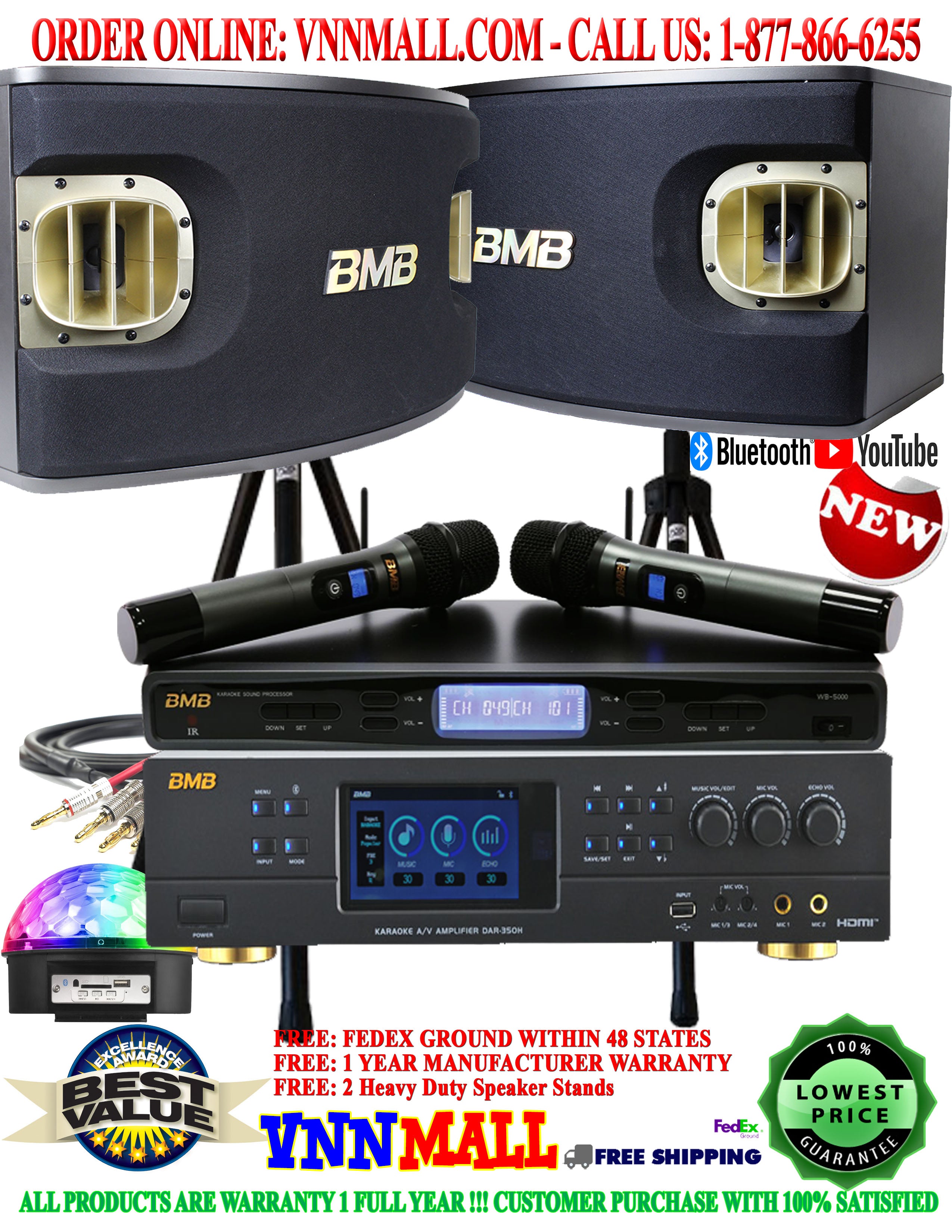 KARAOKE SYSTEM 13 - BMB Complete Karaoke System HDMI/Optical/Bluetooth ( SE ) - Model 2025