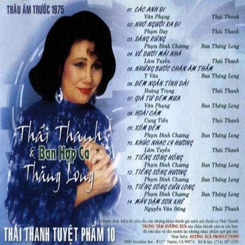 Thai Thanh & Ban Hop Ca Thang Long - CD Nhac Vang Truoc 1975