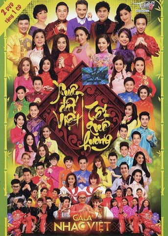 Gala Nhac Viet 5 - Xuan Dat Viet - Tet Que Huong - 2 DVDs + 1 CD