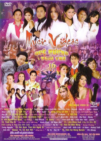 DVD Nhac Hai Ngoai - Que Huong Tinh Yeu Tuoi Tre 16