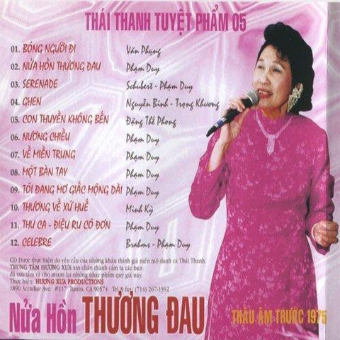Thai Thanh - Nua Hon Thuong Dau - CD Nhac Vang Truoc 1975