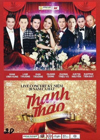 Live Concert Thanh Thao - Ky Niem 20 Nam Ca Hat - Keep On Moving - 2 DVDs