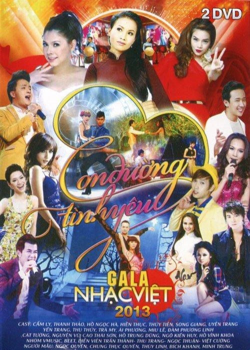 Gala Nhac Viet 2013 - Con Duong Tinh Yeu - 2 DVDs