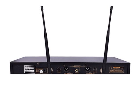 IDOLMAIN UHF-628 Auto Sound Cut Off When Dropping Dual Wireless Microphone ( MODEL 2023 )