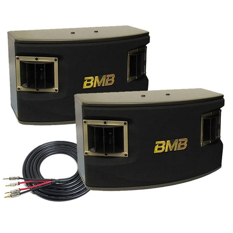BMB CSV-450 (SE ) 500W 10" 3-Way Karaoke Speakers (Pair) - NEWEST MODEL 2023