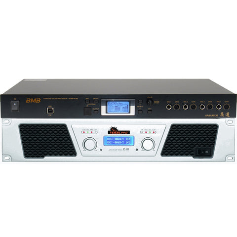 BMB Karaoke Sound Processor & 2500W Professional Power Amplifier