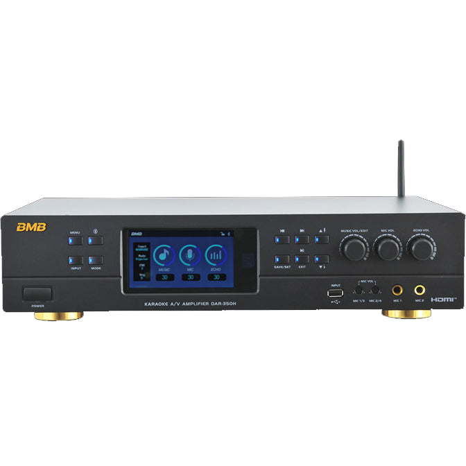 BMB DAR-350H - 700W 2-Channel Karaoke Mixing Amplifier with HDMI and Bluetooth  (MODEL 2025)