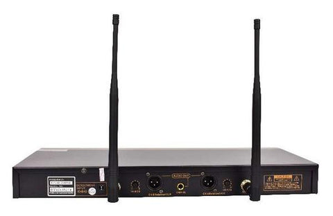 SINGTRONIC UHF-4000Pro PROFESSIONAL DIGITAL DUAL WIRELESS MICROPHONE KARAOKE SYSTEM BUILT IN FEEDBACK CONTROL