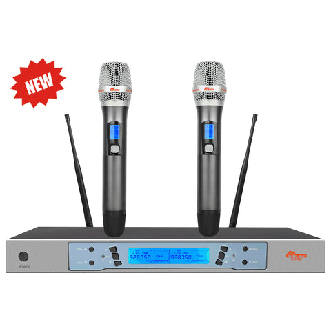 IDOLpro UHF-320 Dual Professional Superior Sound Wireless Microphone System NEW 2023
