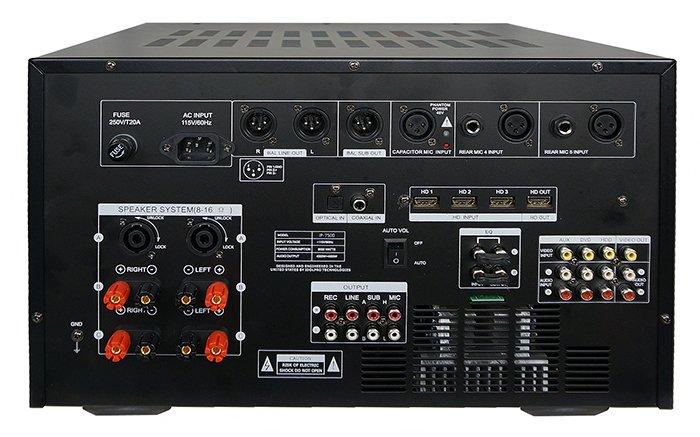 ( OPEN BOX - LIKE NEW ) IDOLMAIN IP-7500 8000W Max Output Professional Digital Console Mixing Amplifier With 7 LCD Screen Monitor Built-In, Bluetooth, Recording, Guitar Level Control & Digital Optical ( MODEL 2023 )