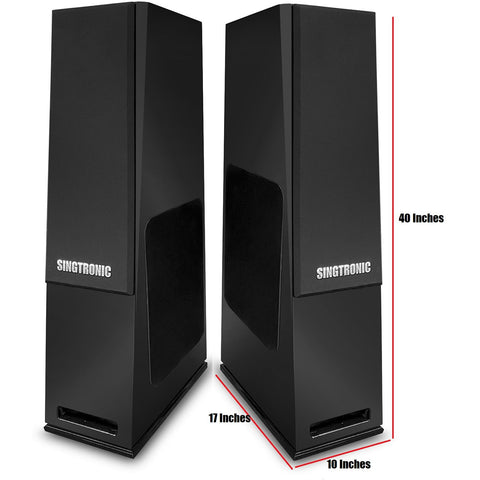 Singtronic KS-2500W Professional 4000W Vocalist Floor Standing Karaoke Speaker System (Pair) - Model 2023