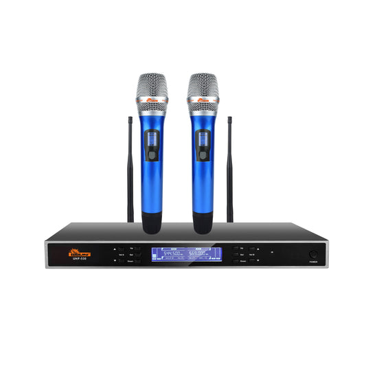 IDOLpro UHF-530 Advanced Technology Automatic Mute And Shut Down Dual Wireless Microphones NEW 2021