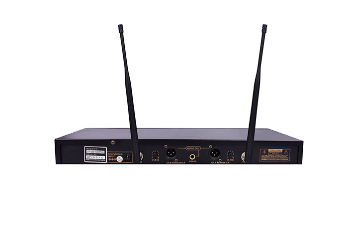 IDOL UHF-305 Professional Dual Wireless Microphone System With Long Distance Operation And Free Interference NEW 2022