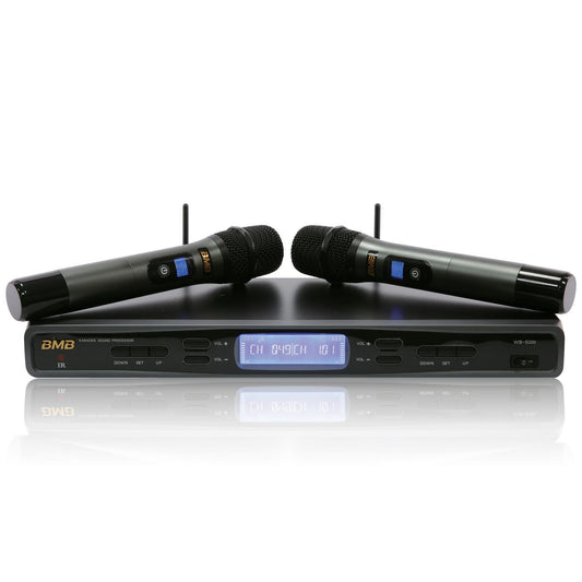 BMB WB-5000s Black Wireless Microphone BUILT IN FEEDBACK CONTROL ( MODEL 2024 )