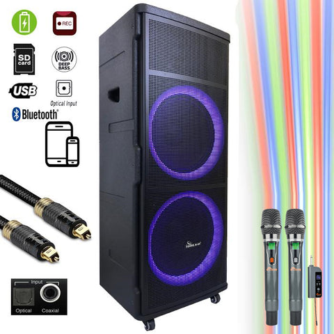 Acesonic AM-2350 1400W Karaoke Mixing Amplifier with Built-in ...