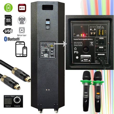 Acesonic AM-2350 1400W Karaoke Mixing Amplifier with Built-in ...