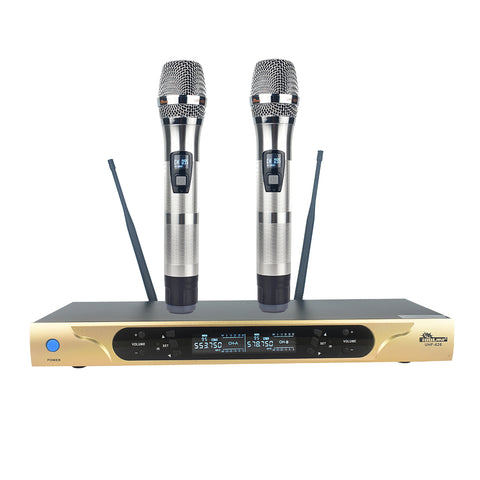 IDOLpro UHF-626 Dual Channel Wireless Microphones With New Digital Technology NEW 2023