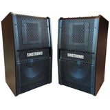 Singtronic KS-1500Pro Professional 1500W + 1500W Vocalist Karaoke Speaker System (Pair) Newest: 2023 Built in Compressor & 12" Woofer